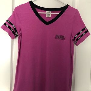 PINK V-neckline Tee